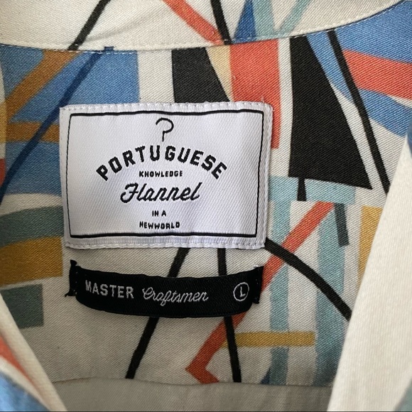 Danish 🇩🇰 men’s casual shirt, 80’s print - Picture 3 of 4